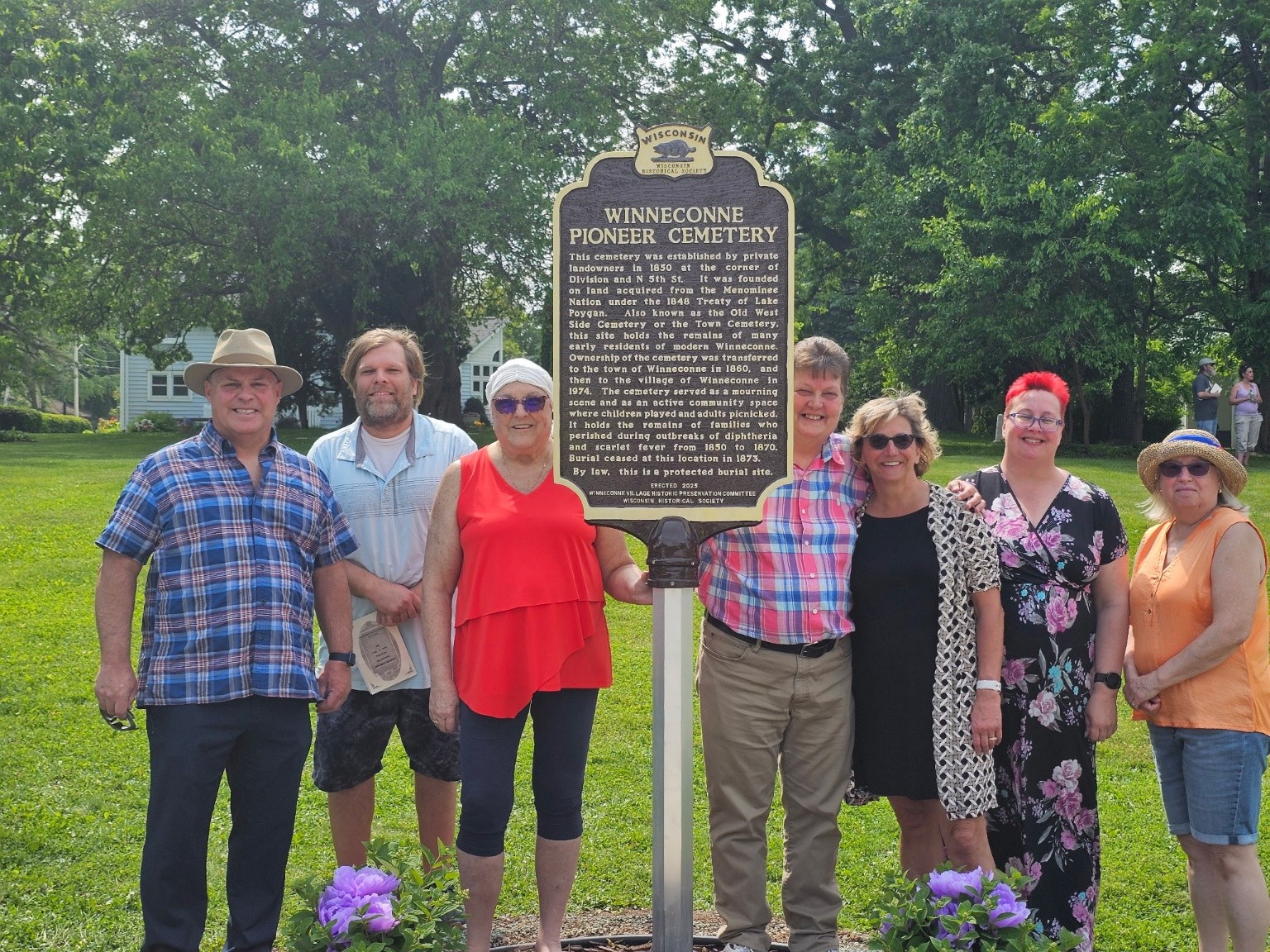 Historic Preservation Pioneer Cemetery Ceremony